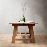 Demo - 2.4m Griekwa Dining Table - Oak - 3