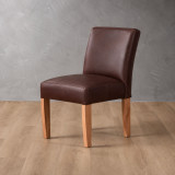 Chunky Leather Dining Chair For Sale | Incanda