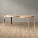 8-Seater Kitchen Dining Table (2.1m) - Oak - 7