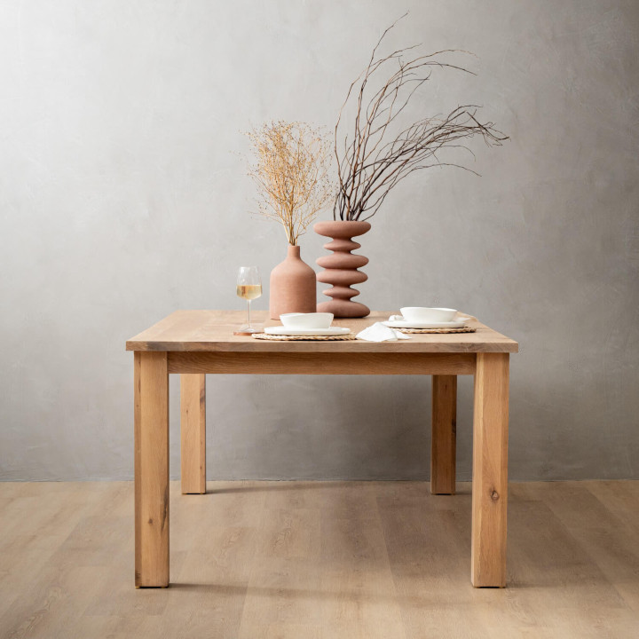 3.2m Linear Dining Table - Oak (1.2m Width) - 3