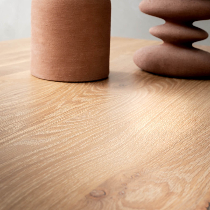 3.2m Linear Dining Table - Oak (1.2m Width) - 5