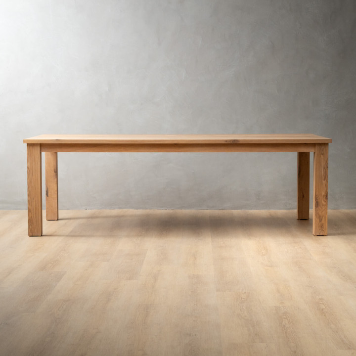 3.2m Linear Dining Table - Oak (1.2m Width) - 7