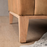 Cape Town 2-Seater Leather Couch - Desert - 6
