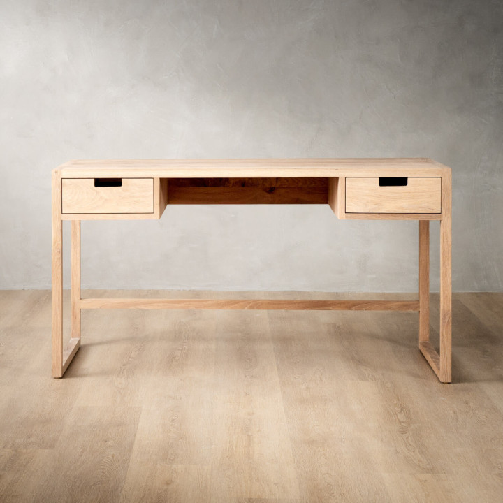 Large Stanford Desk - Oak - 5