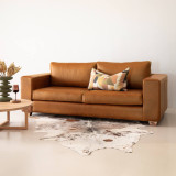 Westerman 3-Seater Leather Couch - Ginger - 2
