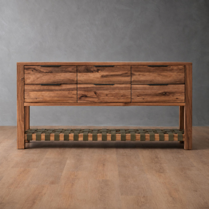 Large Klein Karoo Server - Blackwood - Olive