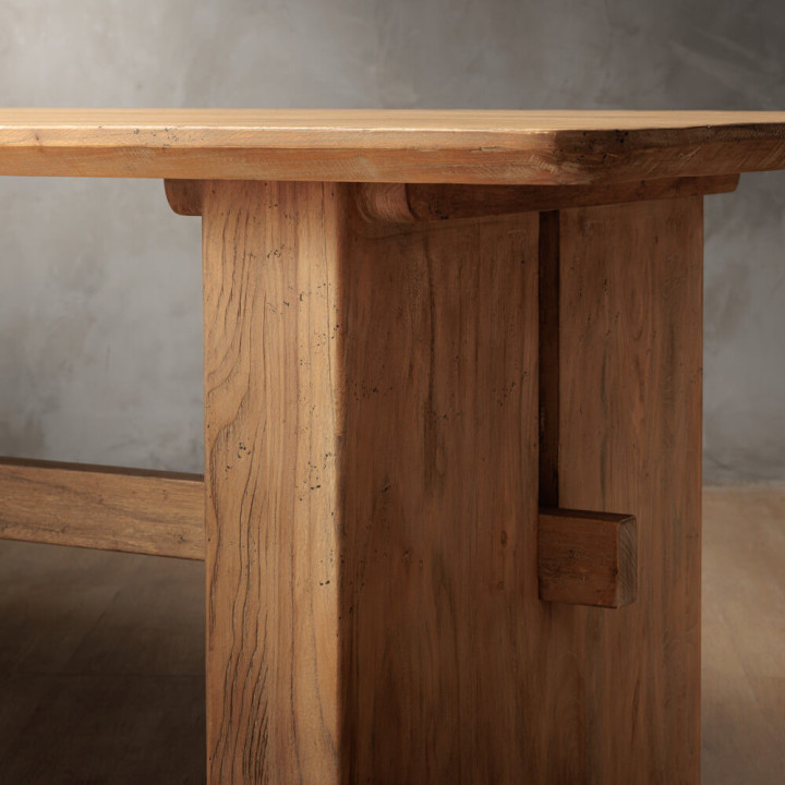 Elderweave Dining Table - 2.4m - Grey Wash