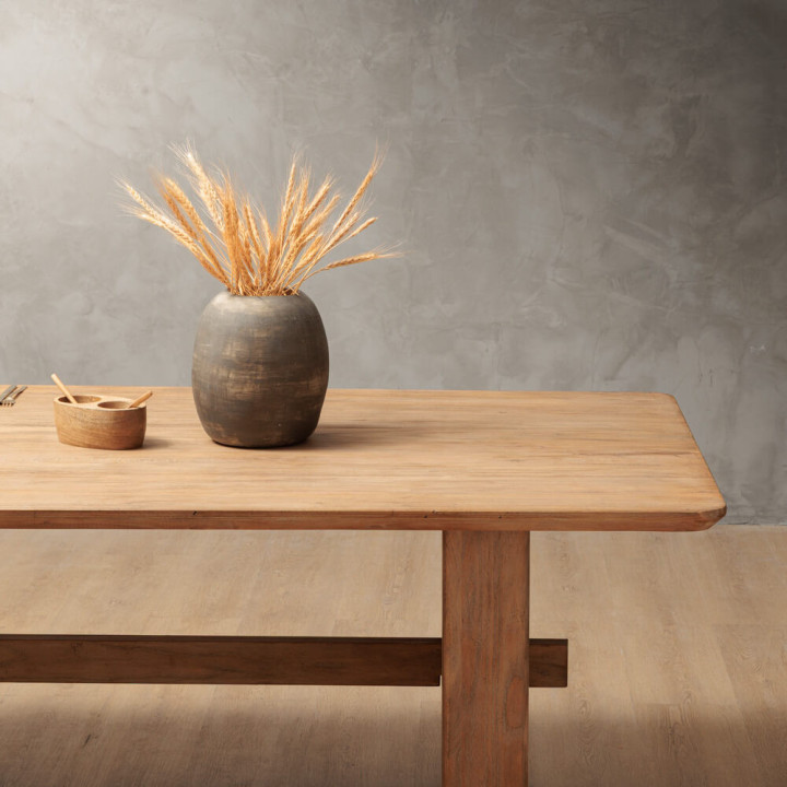 Elderweave Dining Table - 2.4m - Grey Wash