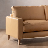 Hamlet 3-Seater Leather Couch - Desert - 6