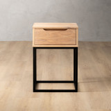 Tankwa 1-Drawer Pedestal - Small - Oak - Pale Wheat - 1