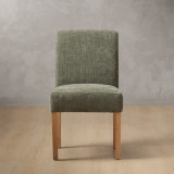Chunky Fabric Dining Chair - Oak - Thyme Wave - 3