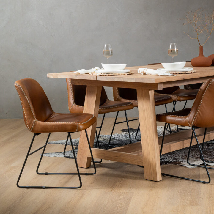 Demo - 2.8m Griekwa Dining Table - Oak - 3