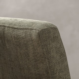 Chunky Fabric Dining Chair - Oak - Thyme Wave - 6