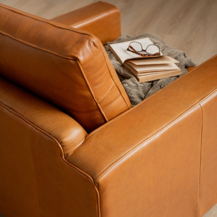 Hamlet Leather Armchair - Ginger - 4