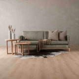 Cape Town 2-Seater Leather Couch - Pepper - 2