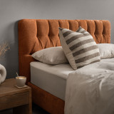Haverlyn King Headboard - Rust Wave 1