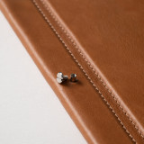 Leather Menu Cover - Ginger - A5 1