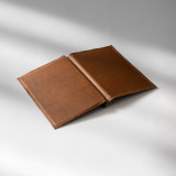 Leather Menu Cover - Butterscotch - A4 2