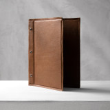 Leather Menu Cover - Butterscotch - A4 4