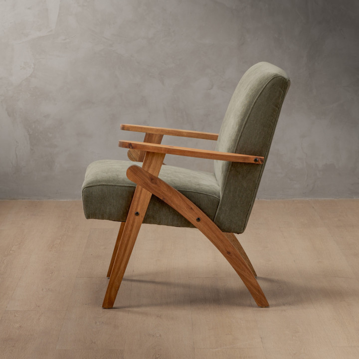 Demo - Gariep Fabric Armchair - Blackwood - Rosemary 2
