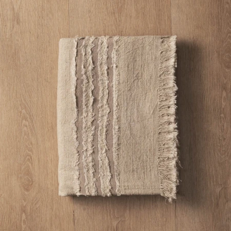 Marisol Throw - Stone & Grey 2