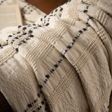 Valeria Throw - Ivory & Anthracite 4
