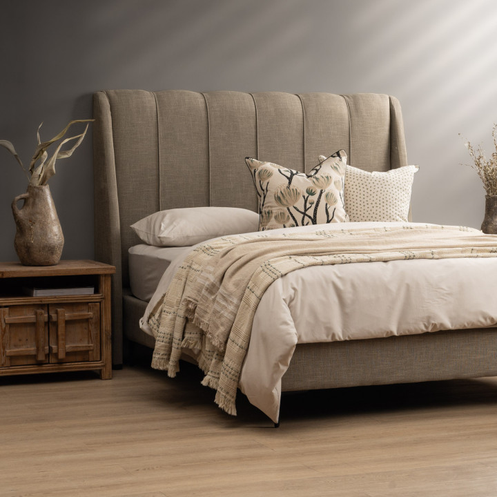 Melae Caravé Bed - Queen - Juniper Stone 5