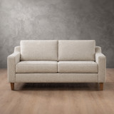 Douglas 2 Seater Fabric Couch - Sandstone 1