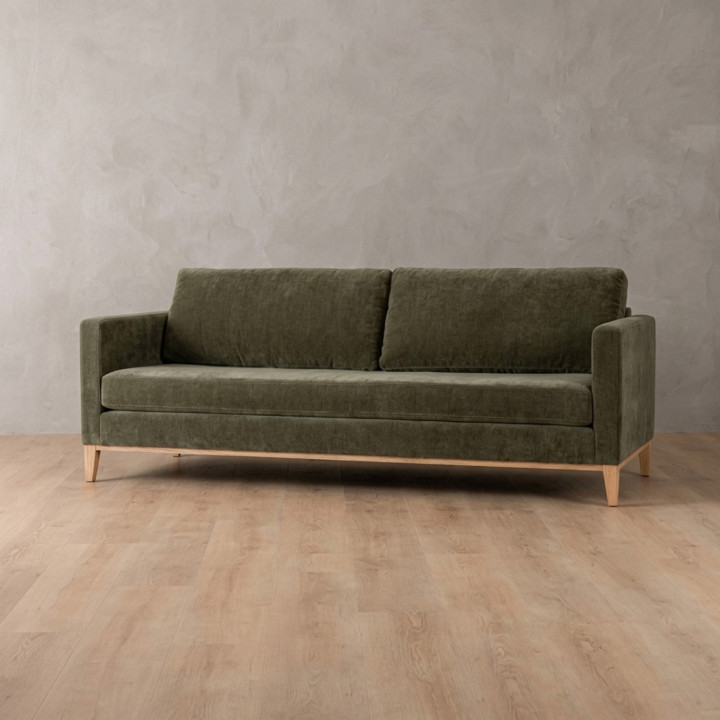 Cape Town 3 Seater Fabric Couch - Rosemary 2