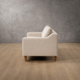 Douglas 2 Seater Fabric Couch - Pumice Stone 1