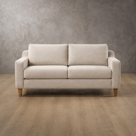 Douglas 2 Seater Fabric Couch - Pumice Stone 3