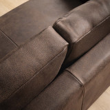 Clarkson 3 Seater Leather Couch - Brown 7