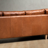 Douglas Leather Corner Couch with Daybed Left - Butterscotch - 7