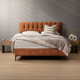 Caravé Bed Base - Queen - Rust Wave 1