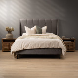Melae Carave Bed - Queen - Pebble 1