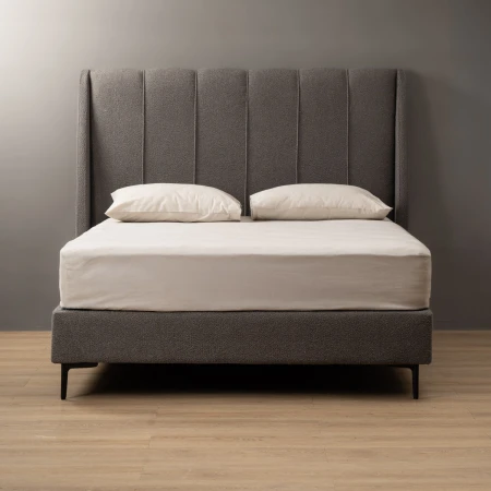 Melae Carave Bed - Queen - Pebble 4