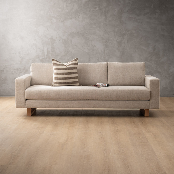 Clarkson 3 Seater Fabric Couch - Dusted Taupe 6