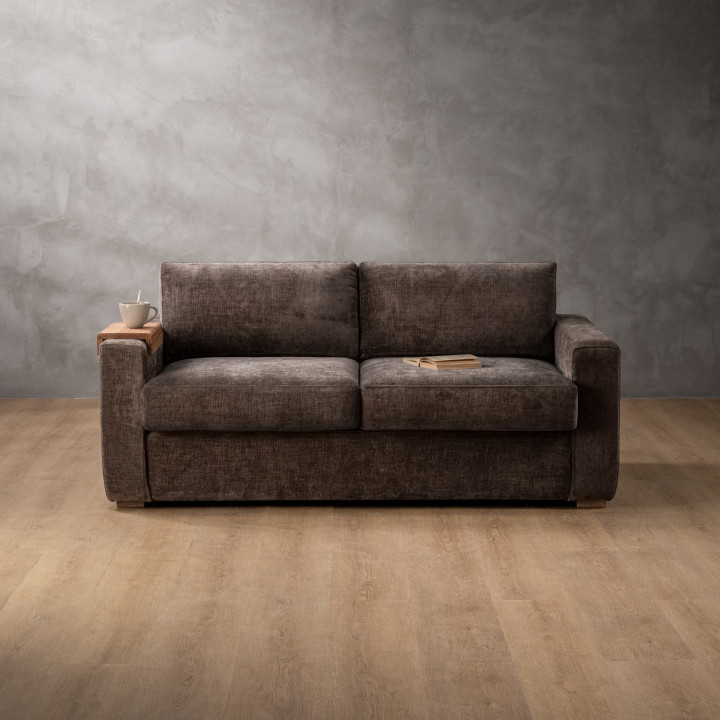 Clanwilliam 2 Seater Sleeper Couch - Storm Wave 9