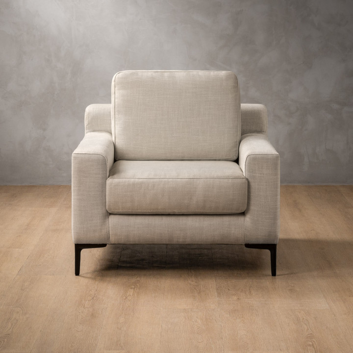 Tulbagh Fabric Armchair - Juniper Ivory 1