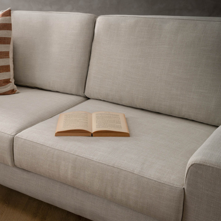 Tulbagh 3 Seater Fabric Couch - Juniper Ivory 9