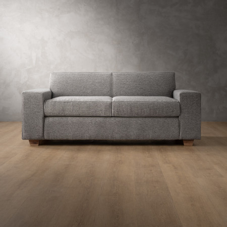 Karoo Fabric Sleeper Couch - Steel