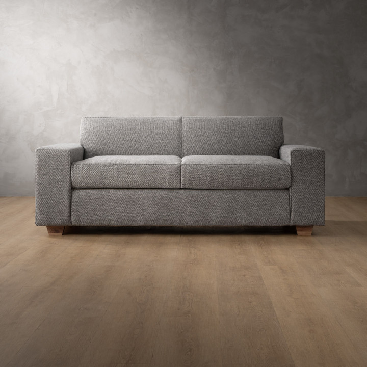 Karoo Fabric Sleeper Couch - Steel 1