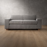 Karoo Fabric Sleeper Couch - Steel 1