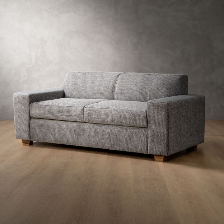 Karoo Fabric Sleeper Couch - Steel 2