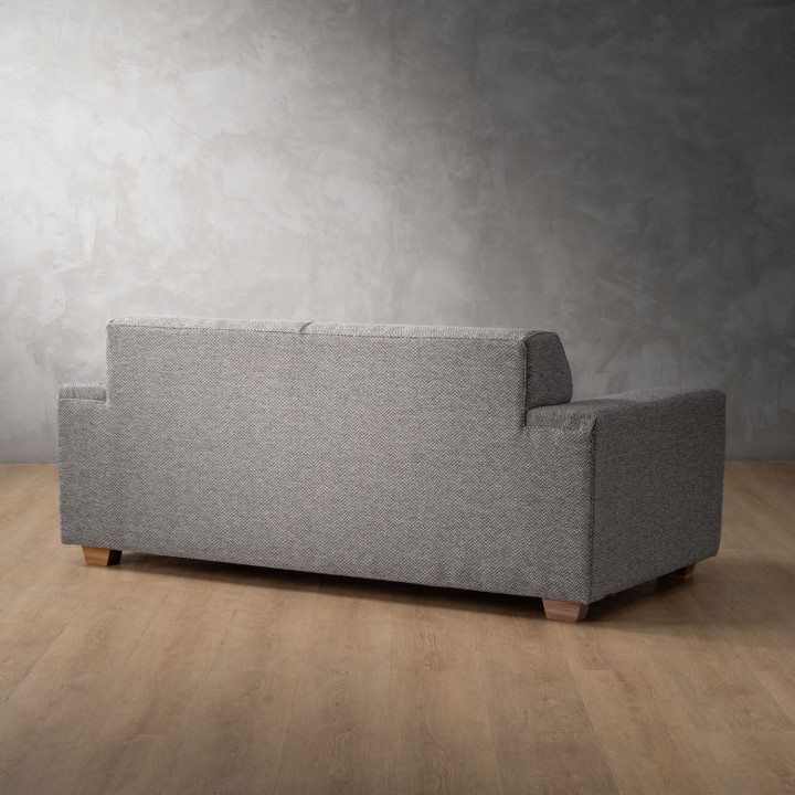 Karoo Fabric Sleeper Couch - Steel 3