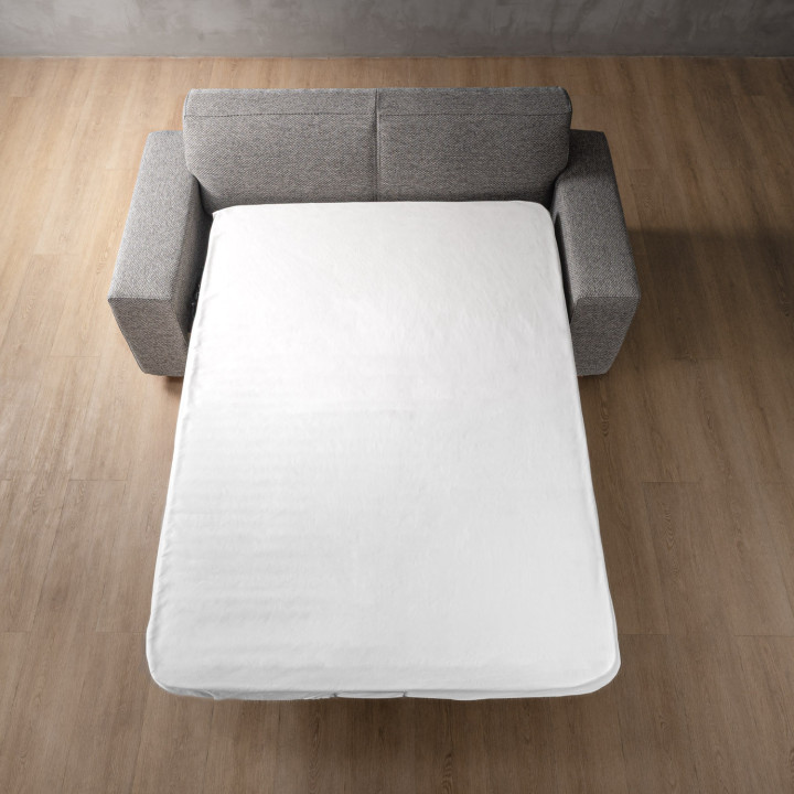 Karoo Fabric Sleeper Couch - Steel 6
