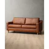 Demo - Douglas Leather Couch - 2m - Butterscotch 1