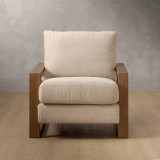 Demo - Dravenso Fabric Armchair - Dusted Taupe - 3