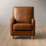 Midlands Leather Armchair - Butterscotch - 6