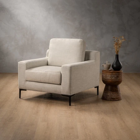 Tulbagh Fabric Armchair - Juniper Ivory 3